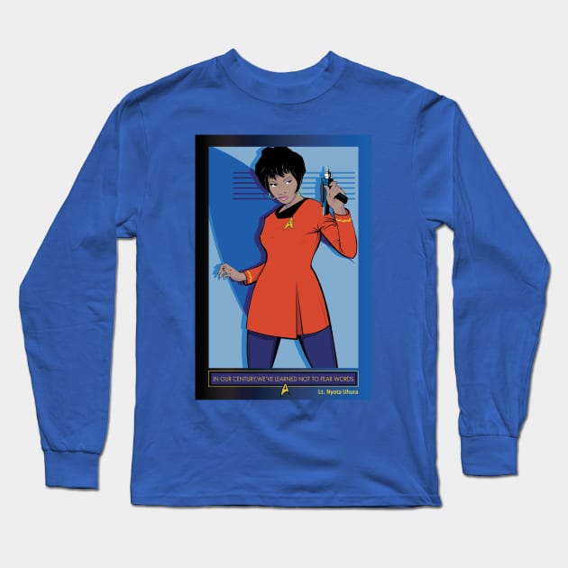 Uhura Long Sleeve T-Shirt by Pop Art Saints